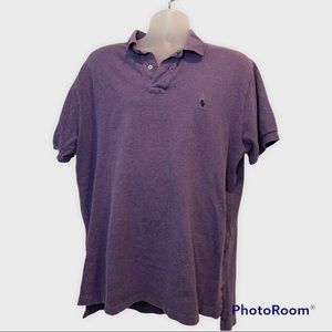 Polo by Ralph Lauren Short Sleeve Mens Purple Polo Size Large